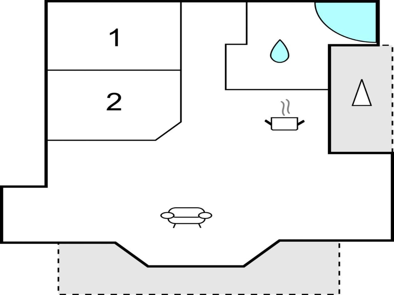 Nice Home In Knebel With Kitchen المظهر الخارجي الصورة